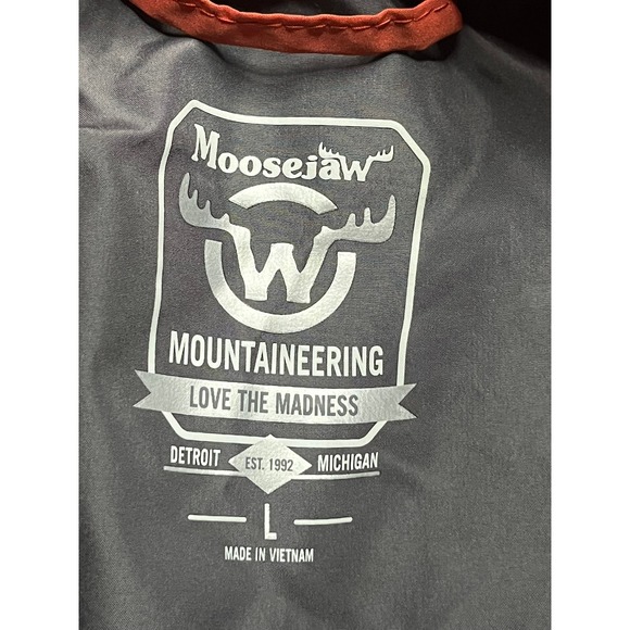 Moosejaw Mountaineering Womens Large Coral Pink Orange Diamond Quilt Puffer Vest - Picture 4 of 8